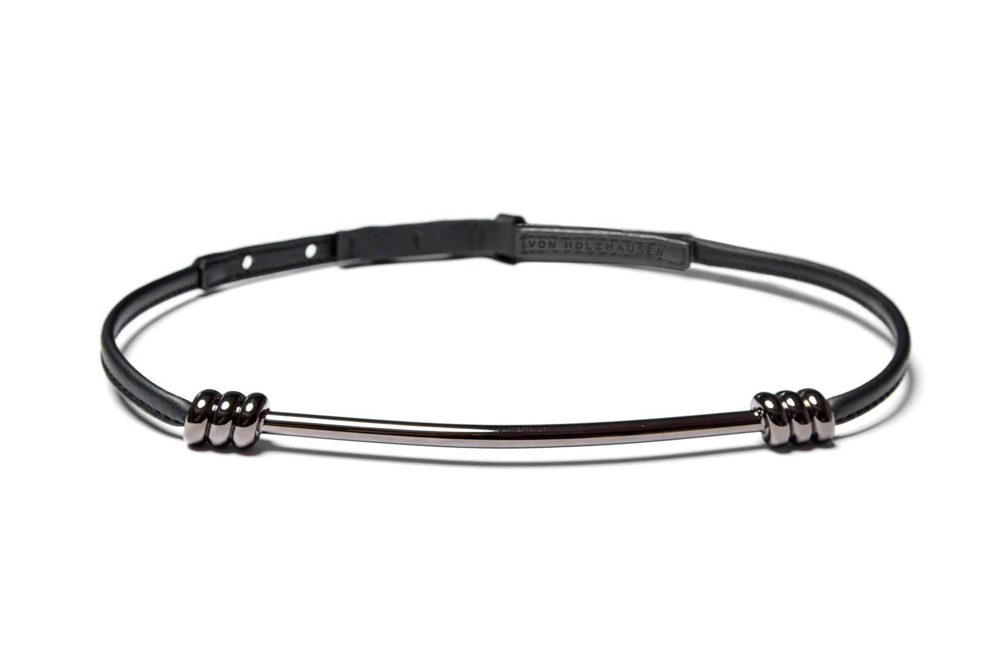 The Metal Belt in Technik in Gunmetal & Black image 1