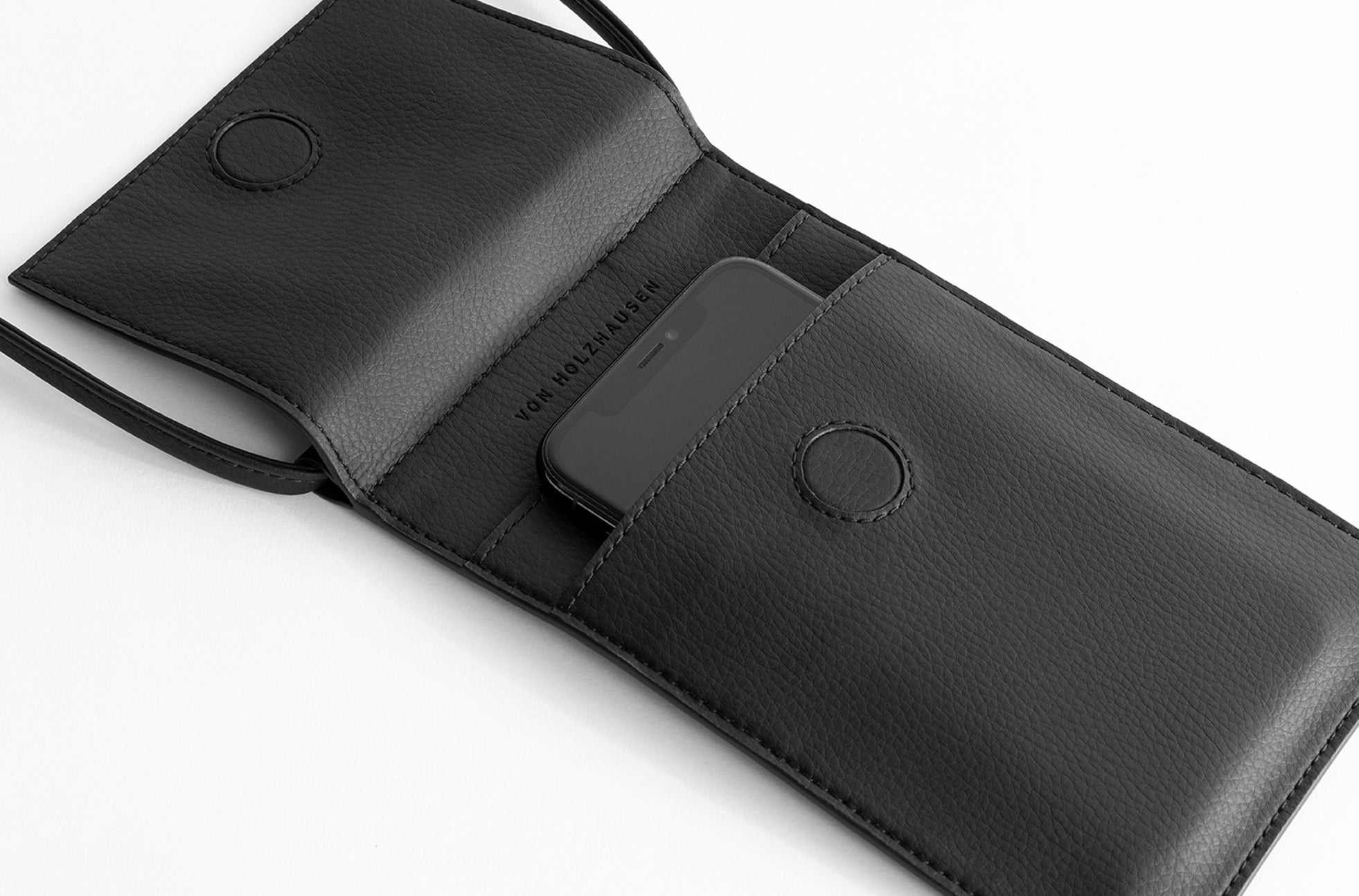 The Micro Bag in Technik-Leather in Black image 7