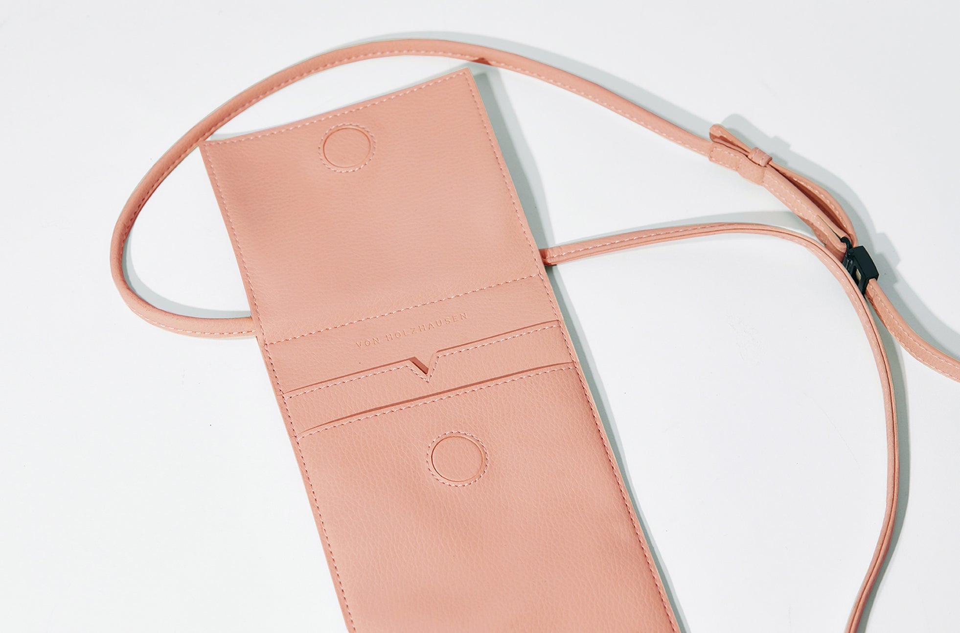The Micro Bag in Technik-Leather in Blush image 7