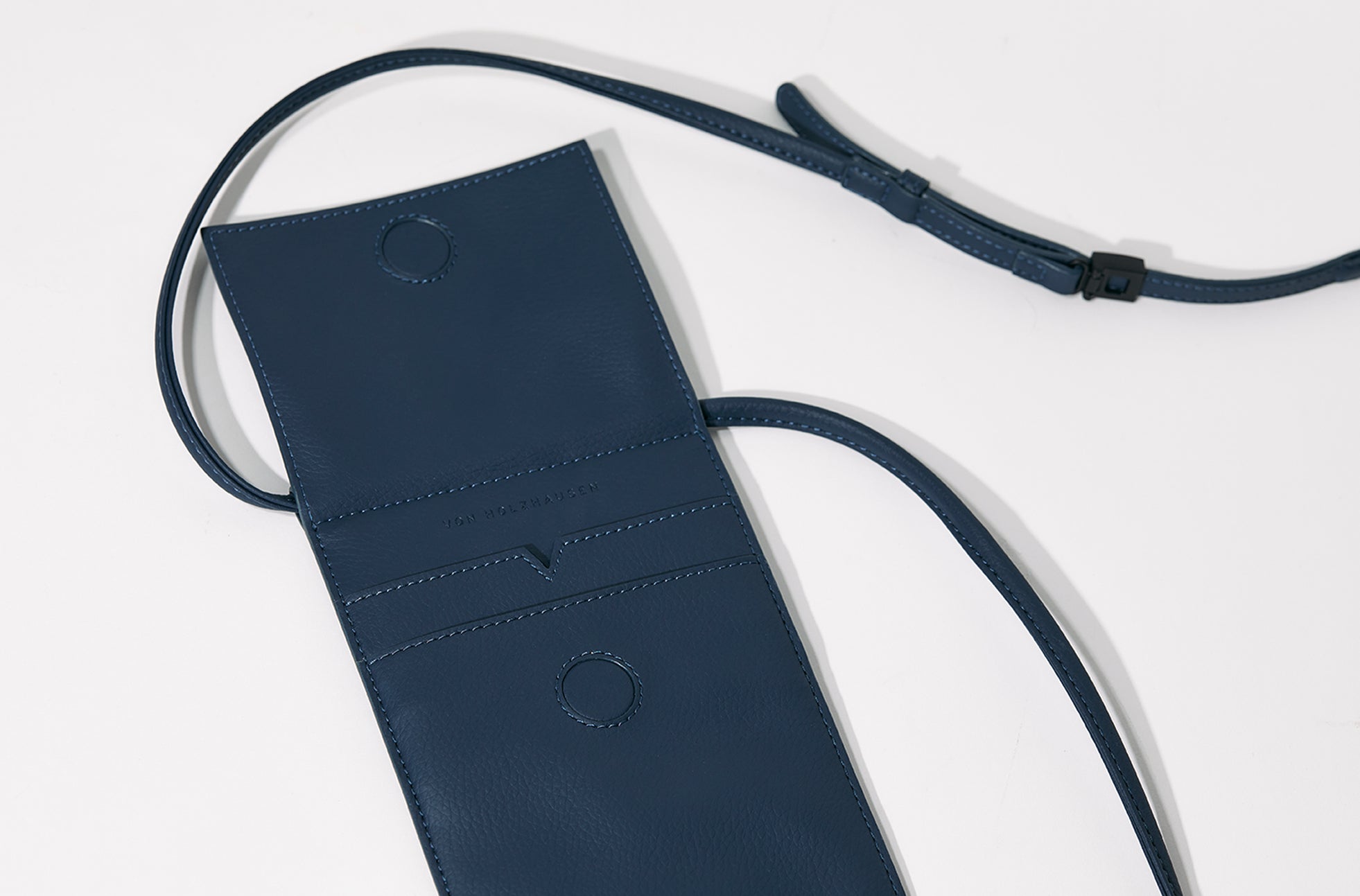 The Micro Bag in Technik-Leather in Denim image 9