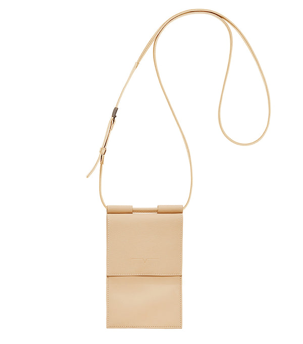 The Micro Bag - Technik-Leather in Sand