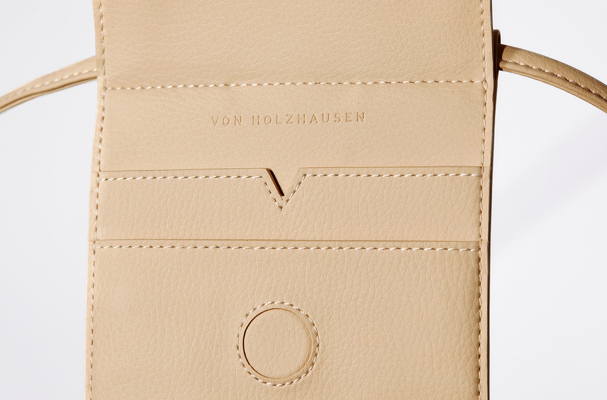 The Micro Bag in Technik-Leather in Sand image 5