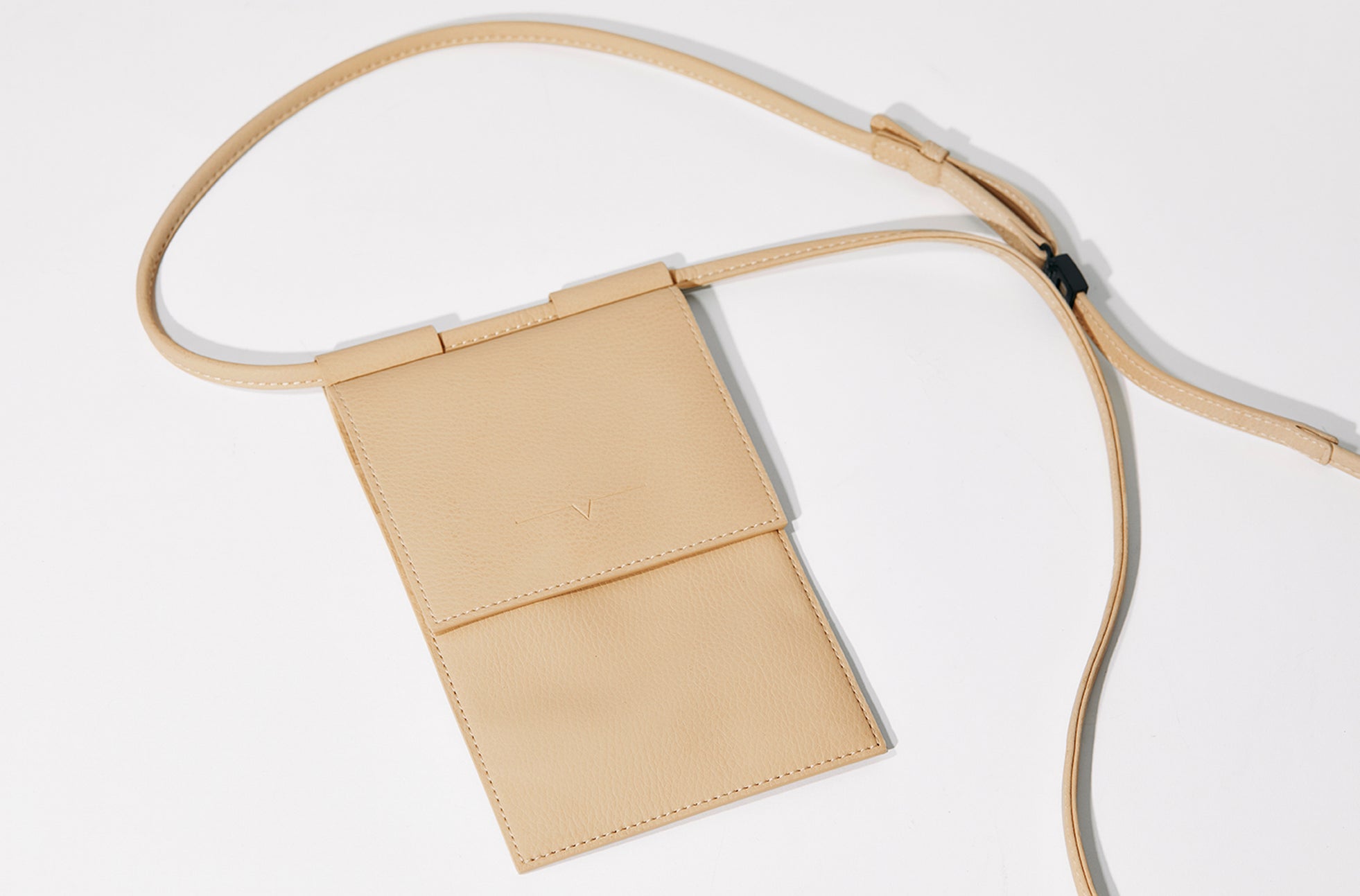 The Micro Bag in Technik-Leather in Sand image 6