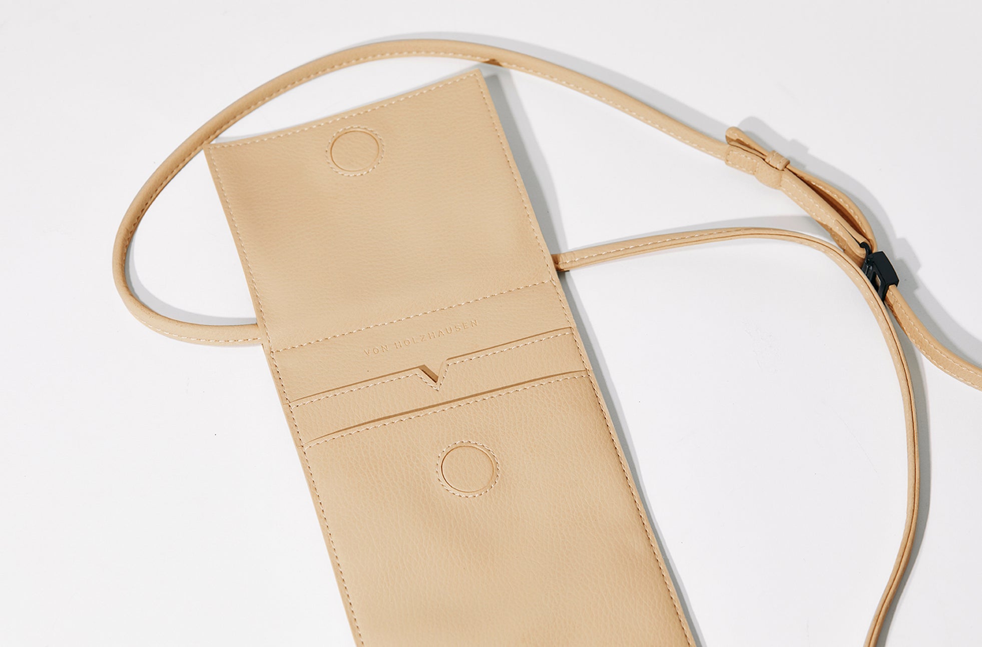 The Micro Bag in Technik-Leather in Sand image 7