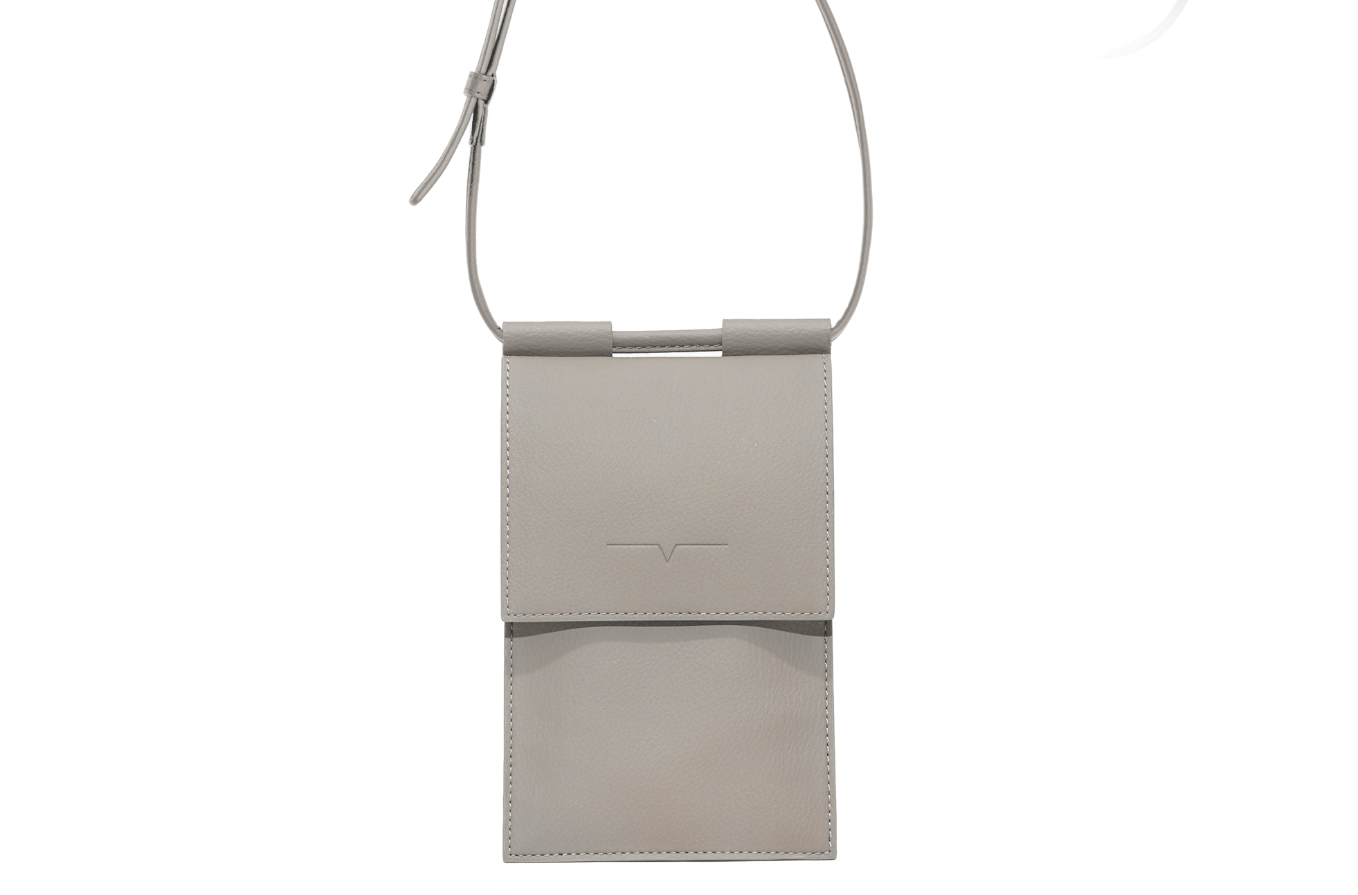 The Micro Bag in Technik-Leather in Stone image 4