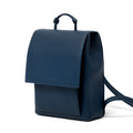 The Small Backpack in Technik-Leather in Denim image 4