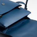The Small Backpack in Technik-Leather in Denim image 7