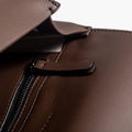 The Small Backpack in Technik-Leather in Taupe image 7