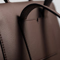 The Small Backpack in Technik-Leather in Taupe image 10