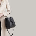 The Bucket Crossbody - Sample Sale in Technik in Black  image 4
