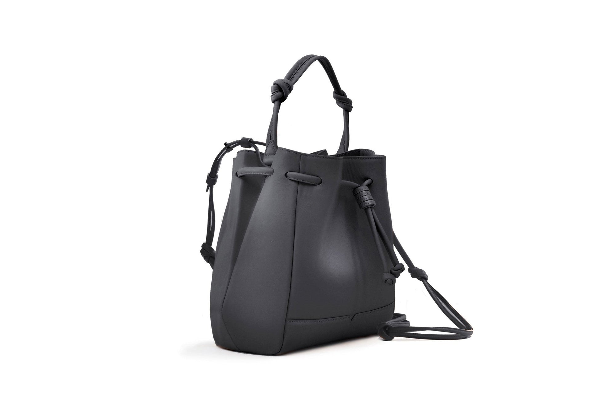 The Bucket Crossbody - Sample Sale in Technik in Black  image 5
