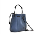 The Bucket Crossbody - Sample Sale in Technik in Denim and Black  image 5