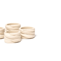 The Napkin Rings - Sample Sale in Technik in Oat image 3