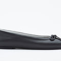 The Ballet Flat in Banbū Leather in Black image 8
