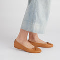The Ballet Flat in Banbū Leather in Caramel image 3