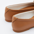 The Ballet Flat in Banbū Leather in Caramel image 10