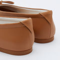 The Ballet Flat in Banbū Leather in Caramel image 12
