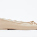 The Ballet Flat in Banbū Leather in Latte image 8