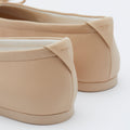 The Ballet Flat in Banbū Leather in Latte image 12