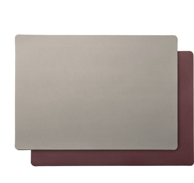 The Placemat Set - Technik in Stone & Burgundy