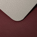 The Placemat Set - Sample Sale in Technik-Leather in Stone & Burgundy image 7