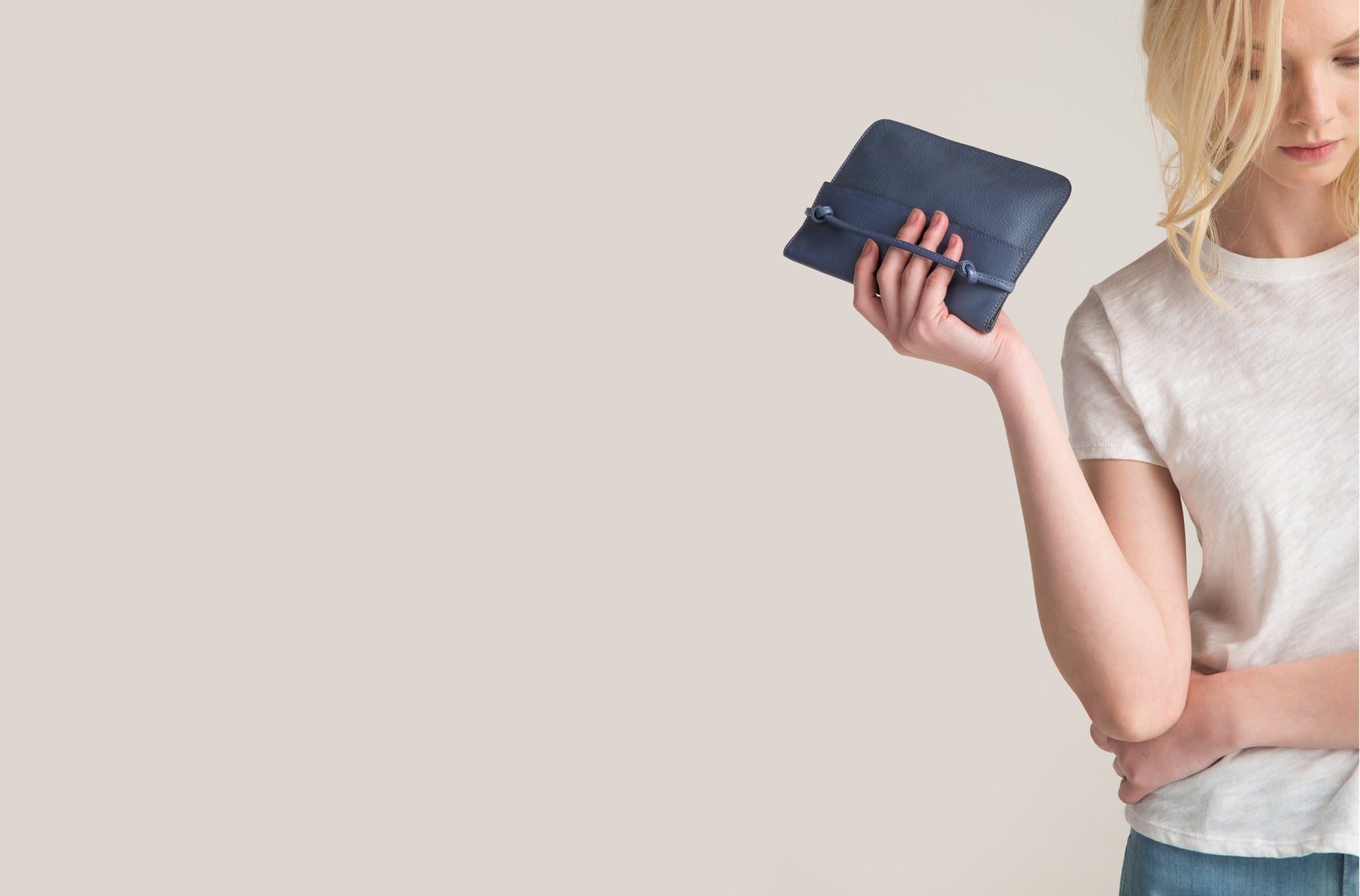 The Pouch in Technik in Denim image 2