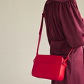 The Zipper Crossbody in Technik 2.0 in Cherry image 2