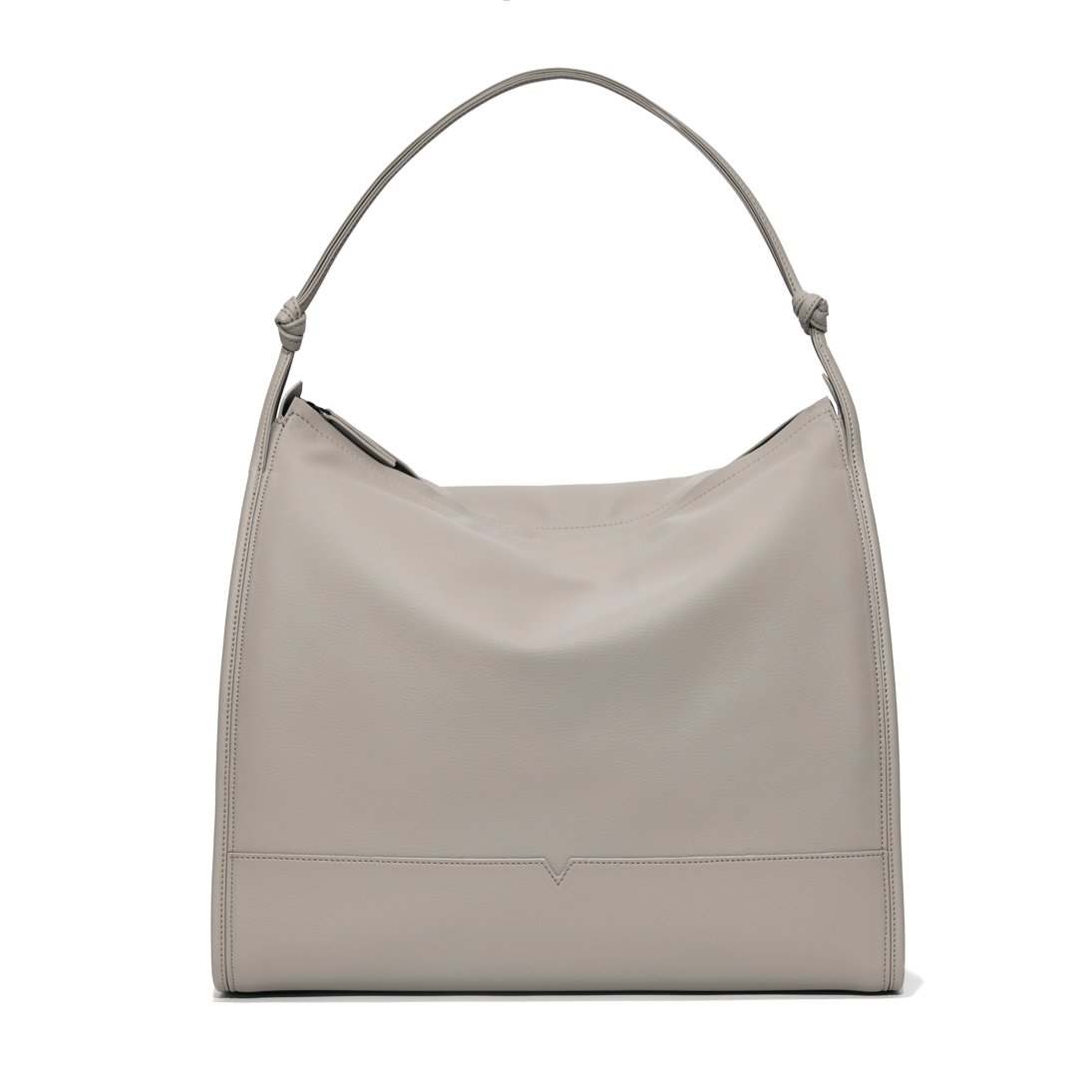 The Shoulder Bag in Banbū Leather in Stone image 10
