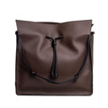 The Large Shopper - Sample Sale in Technik in Taupe + Black image 1