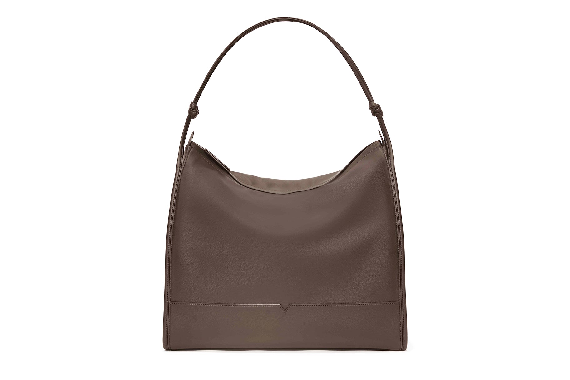 The Shoulder Bag in Banbū Leather in Taupe image 1