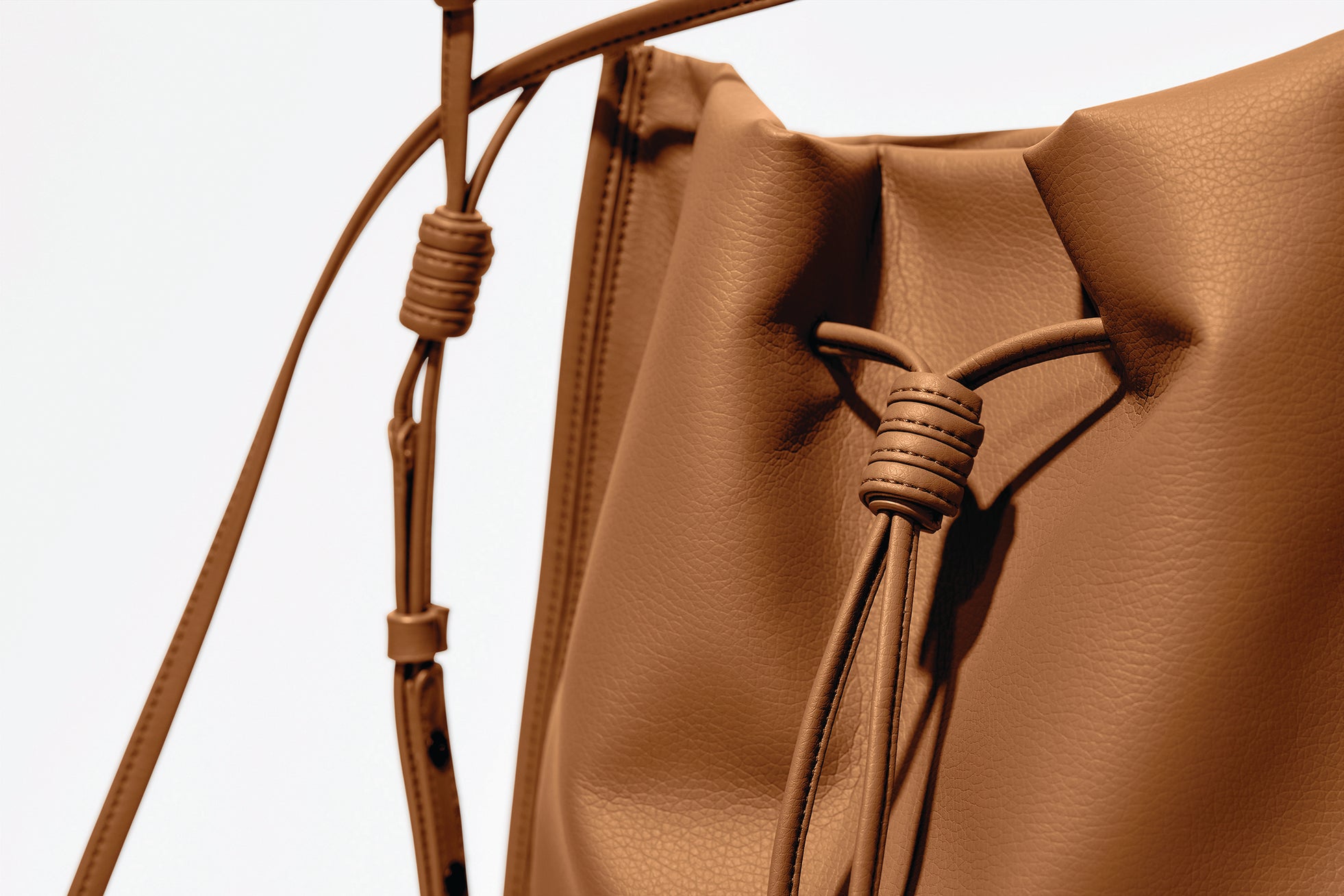 The Sac in Banbū Leather in Caramel image 5
