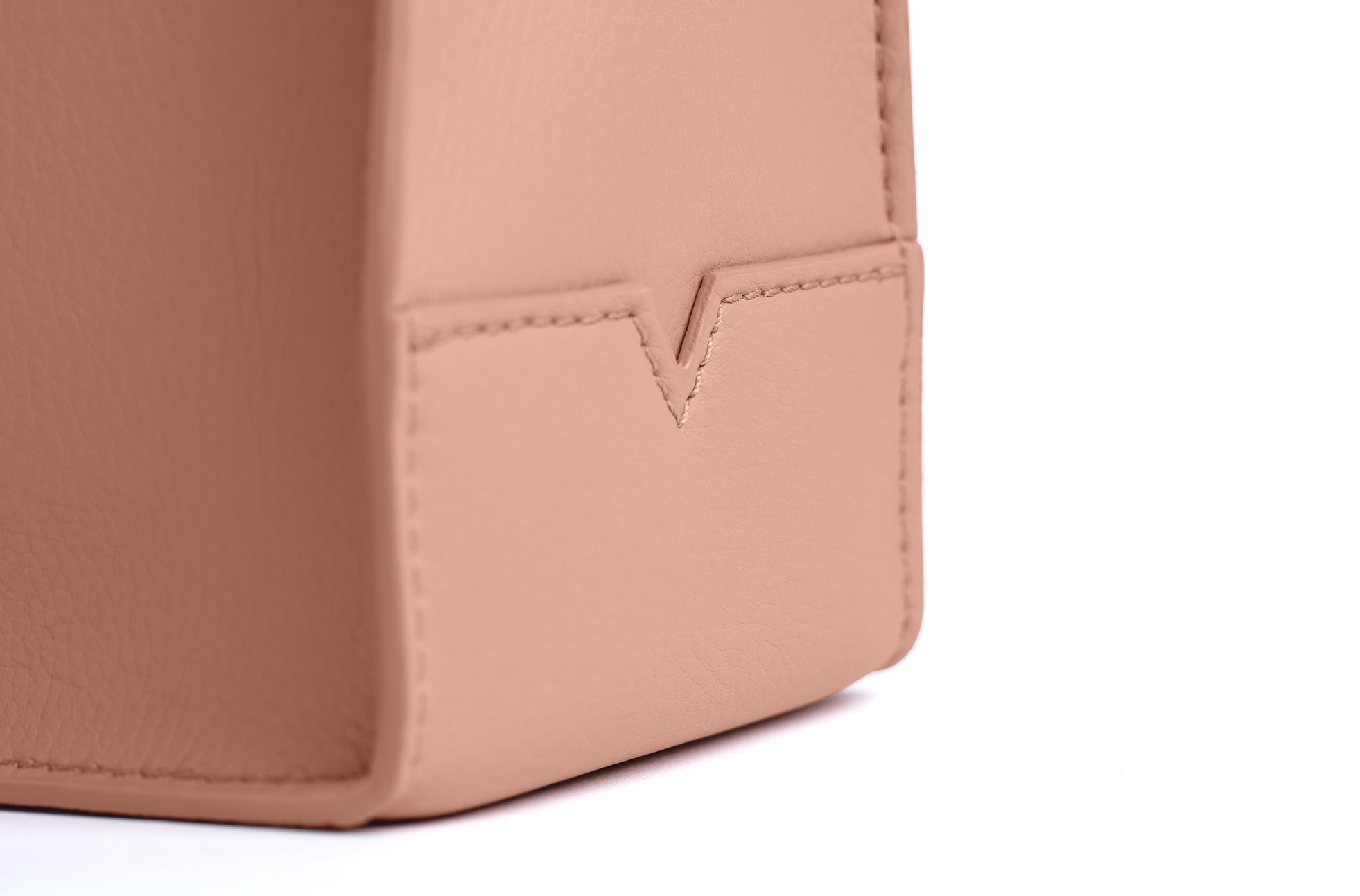The Small Shopper in Technik-Leather in Blush image 6