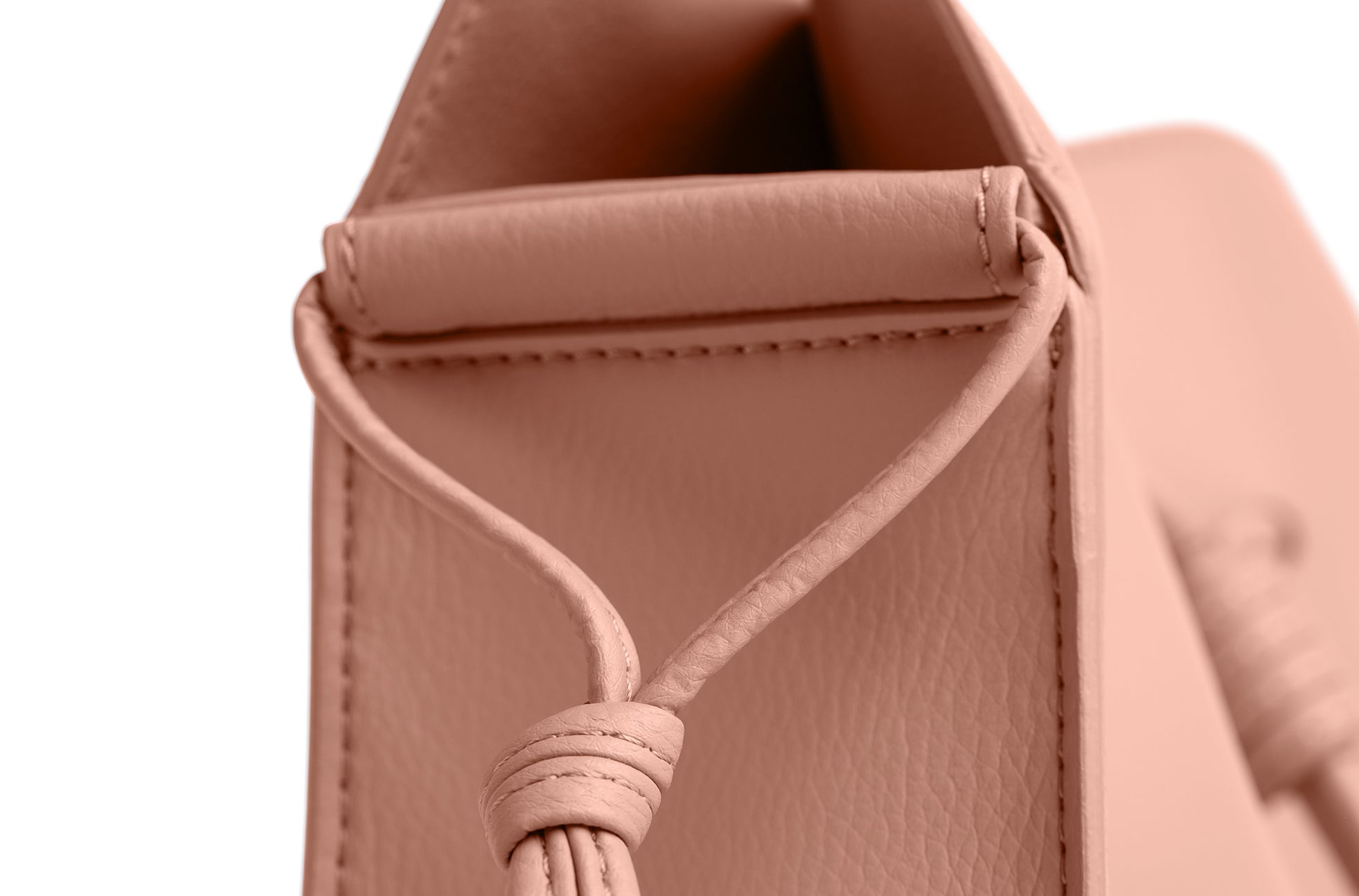 The Small Shopper in Technik-Leather in Blush image 7