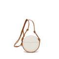The Circle Crossbody in Banbū Leather in Oat image 10