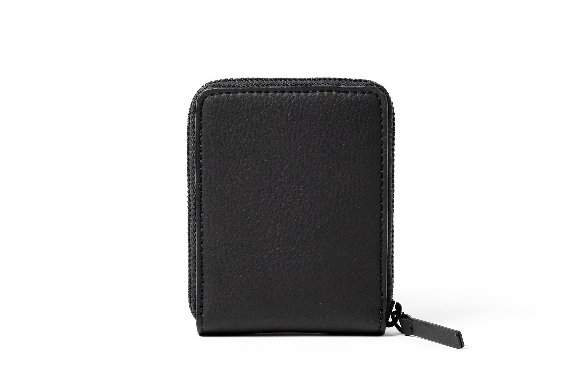 The Zip-Around Wallet in Technik-Leather in Black image 2