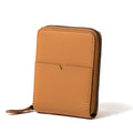 The Zip-Around Wallet in Technik-Leather in Caramel image 3