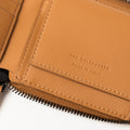 The Zip-Around Wallet in Technik-Leather in Caramel image 8