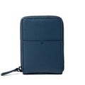 The Zip-Around Wallet in Technik-Leather in Denim image 1