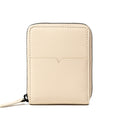 The Zip-Around Wallet in Technik-Leather in Oat image 1