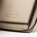 The Zip-Around Wallet in Technik-Leather in Oat image 9