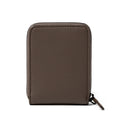 The Zip-Around Wallet in Technik-Leather in Taupe image 2