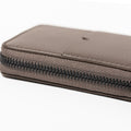 The Zip-Around Wallet in Technik-Leather in Taupe image 4