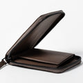 The Zip-Around Wallet in Technik-Leather in Taupe image 9