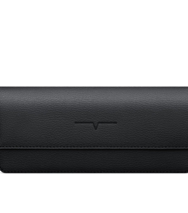 The Accordion Pouch - Technik-Leather in Black