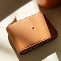 The Zip-Around Wallet in Technik-Leather in Caramel image 13