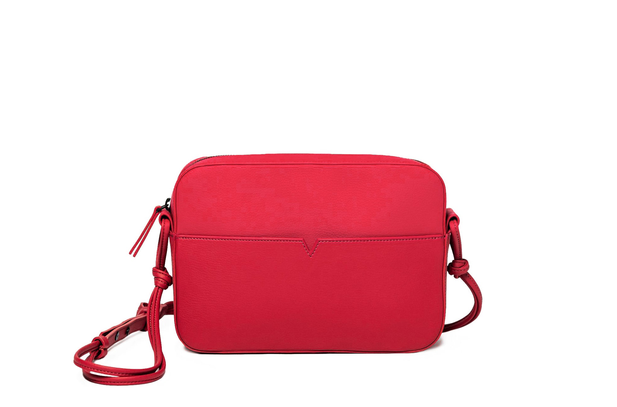 The Zipper Crossbody in Technik 2.0 in Cherry image 1