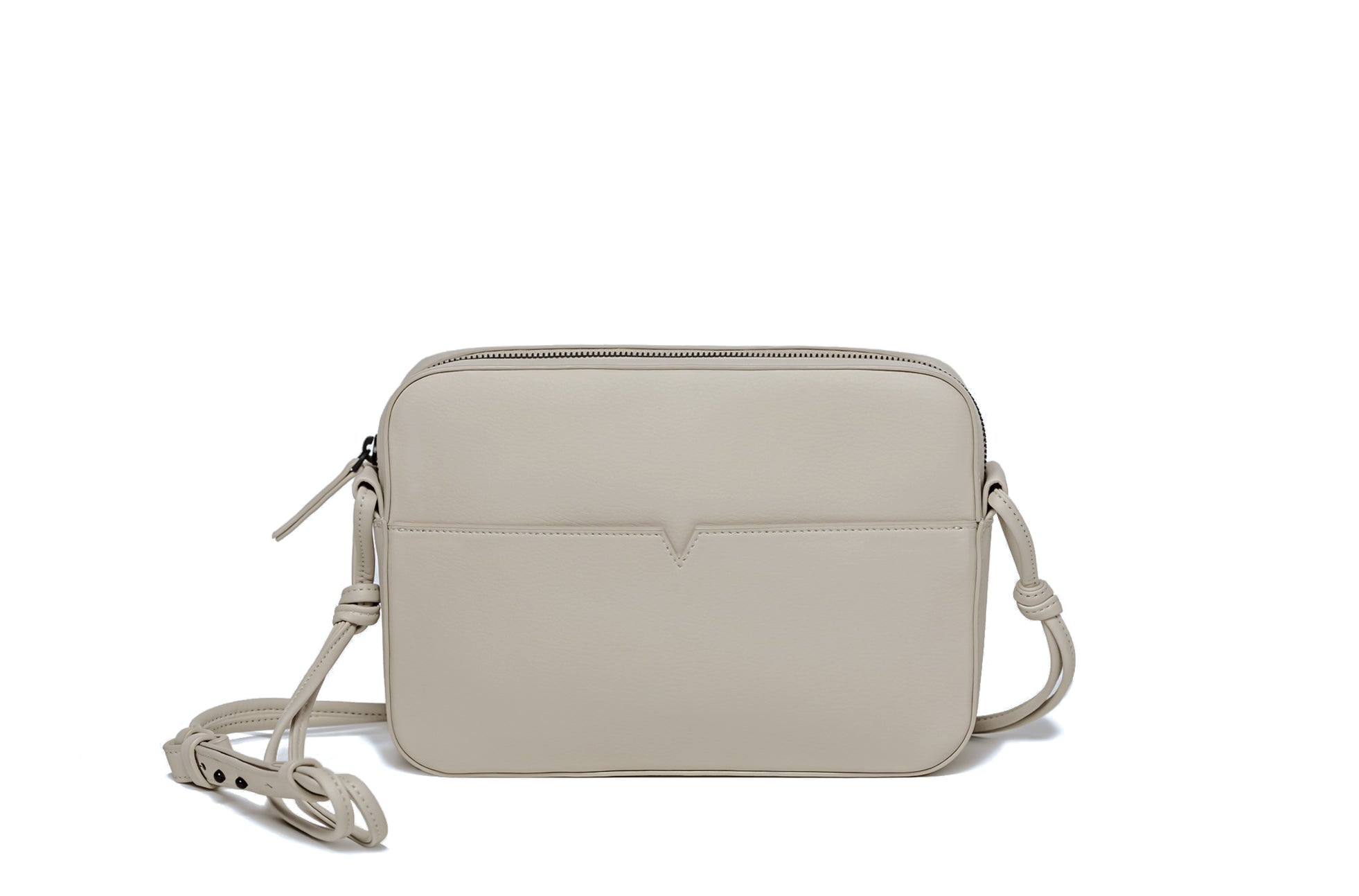 The Zipper Crossbody in Technik 2.0 in Stone image 1