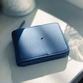 The Zip-Around Wallet in Technik-Leather in Denim image 13