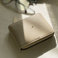 The Zip-Around Wallet in Technik-Leather in Oat image 2