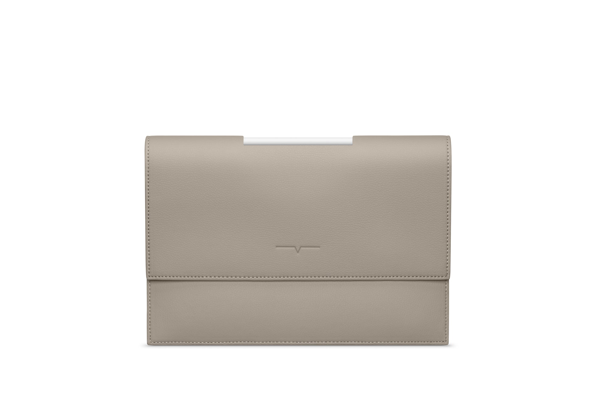 The iPad Portfolio 11-inch in Technik-Leather in Stone image 1